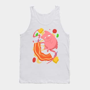 Deconstructed Burger Tank Top